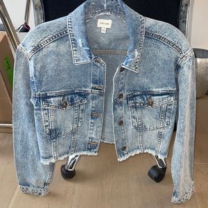 Sneak Peak cropped denim jacket